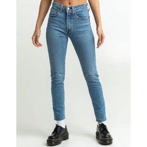 Levi’s 501 Skinny Jeans Rigid Denim Size 33